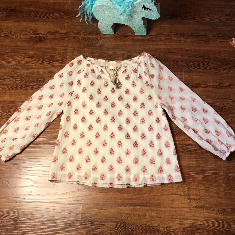 Peek Blouse little girl Size 4-5T